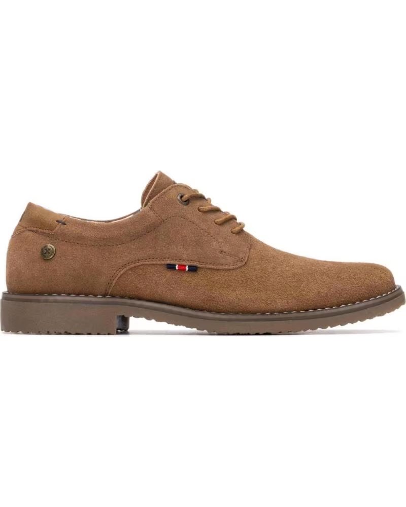 XTI ZAPATOS OXFORD DE SERRAJE CAMEL
