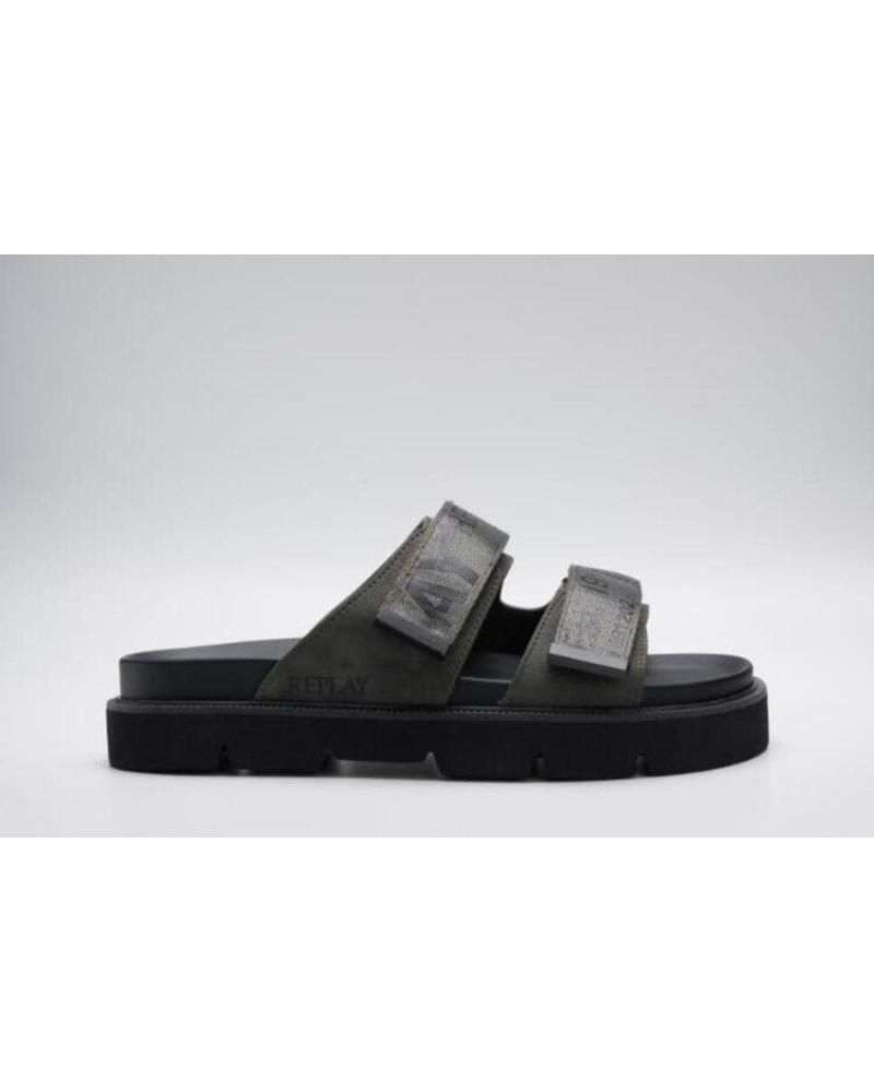 REPLAY SANDALIA DOBLE TIRA HALLAN STRAP GRIS