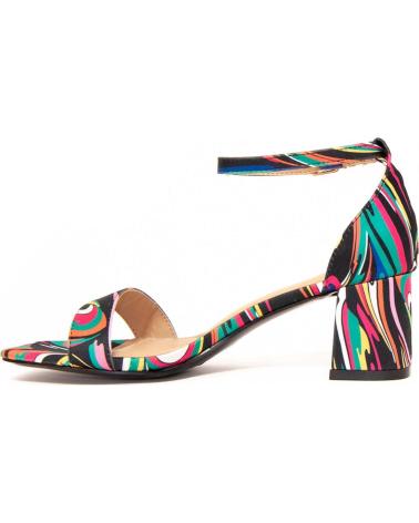 MONTEVITA SANDALIAS MONTEVITA SANMED CON TACÓN BLOQUE Y ESTAMPADO MULTICOLORED