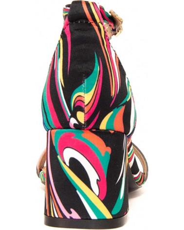 MONTEVITA SANDALIAS MONTEVITA SANMED CON TACÓN BLOQUE Y ESTAMPADO MULTICOLORED