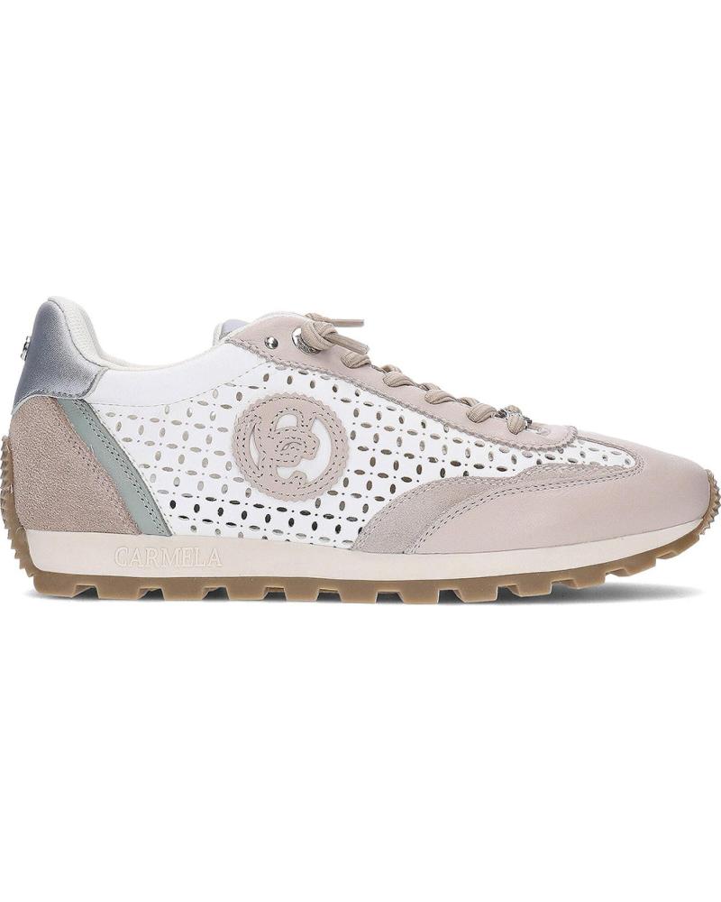 CARMELA DEPORTIVA PARA MUJER 163113 TROQUELADA BEIGE