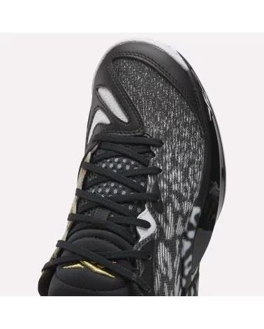 REEBOK ZAPATILLAS DE BALONCESTO ENGINE A26 BLACK WHITE METALLIC GOLD