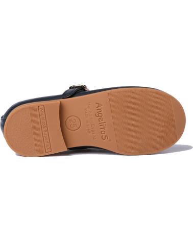 Schuhe für Mädchen ANGELITOS FRANCESITA PIEL 1103 MARINO
