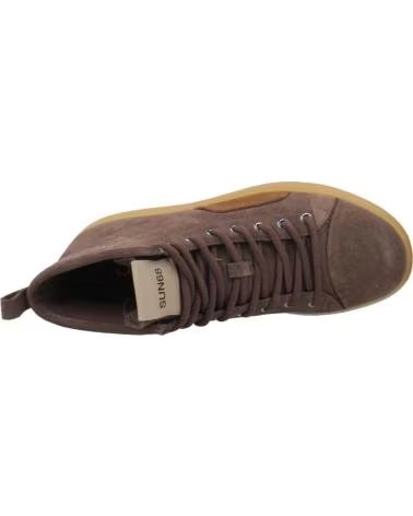 SUN68 BOTINES LUIS MIDI SUEDE S08 MARRON
