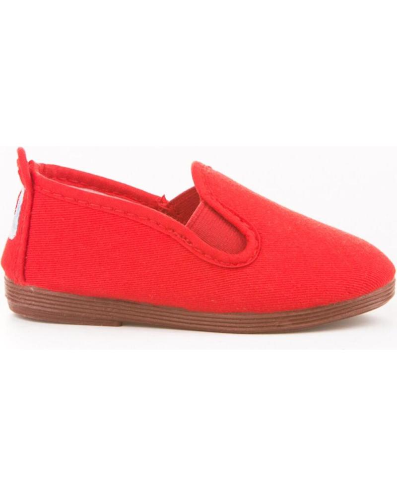 Sneaker ANGELITOS  für Mädchen und Junge LONA TEXTIL 120  ROJO