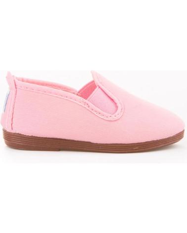 girl and boy Trainers ANGELITOS LONA TEXTIL 120  ROSA