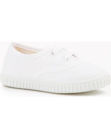 Deportivas de Niña y Niño ANGELITOS LONA TEXTIL 121 BLANCO
