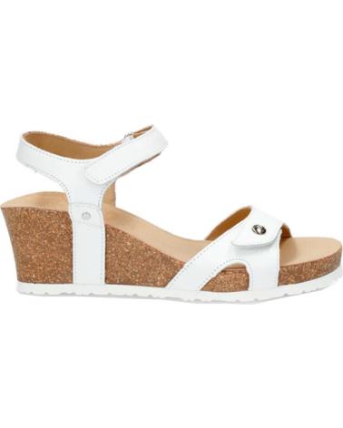 PANAMA JACK SANDALIAS DE TACON JULIA BASICS B17 EN PARA MUJER BLANCO