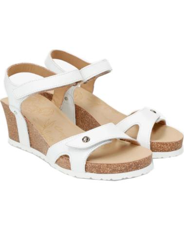 PANAMA JACK SANDALIAS DE TACON JULIA BASICS B17 EN PARA MUJER BLANCO