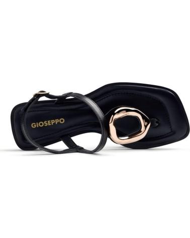 GIOSEPPO SANDALIAS PARA MUJER 79024 PIEL MATUU NEGRO