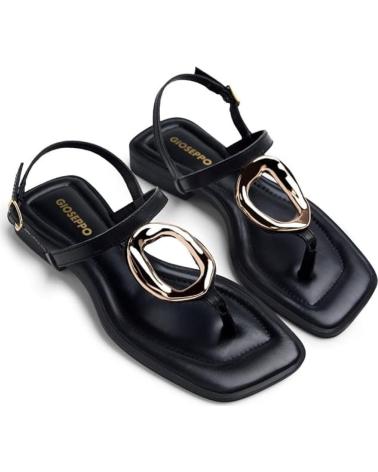 GIOSEPPO SANDALIAS PARA MUJER 79024 PIEL MATUU NEGRO