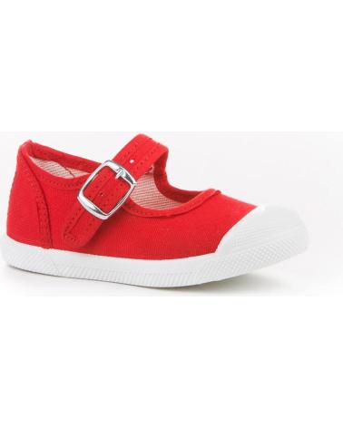 Sneaker ANGELITOS  für Mädchen und Junge LONA TEXTIL 126  ROJO