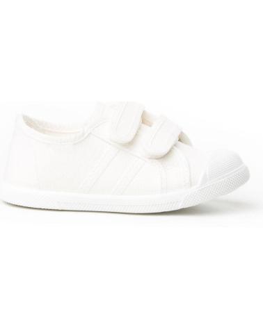 Sneaker ANGELITOS  für Mädchen und Junge LONA TEXTIL 128  BLANCO