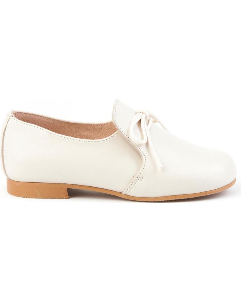 Schuhe für Mädchen und Junge ANGELITOS ZAPATO GALES PIEL 1393 BEIGE