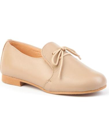 Zapatos ANGELITOS  de Niña y Niño ZAPATO GALES PIEL 1393  CAMEL