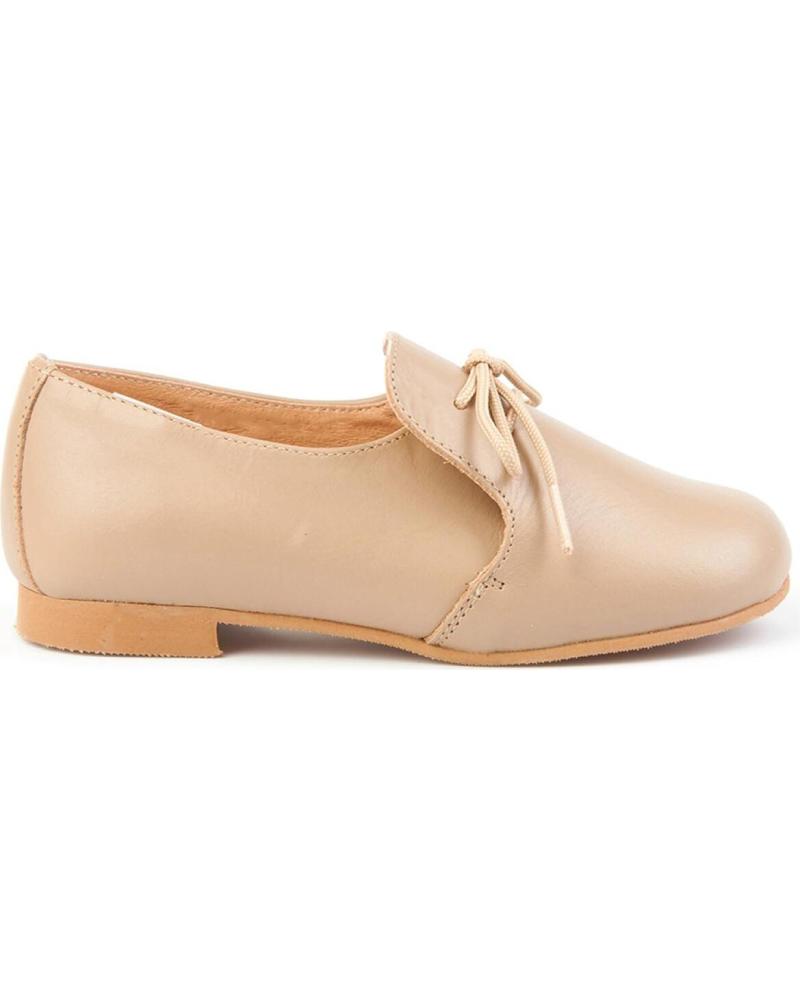 Zapatos ANGELITOS  de Niña y Niño ZAPATO GALES PIEL 1393  CAMEL