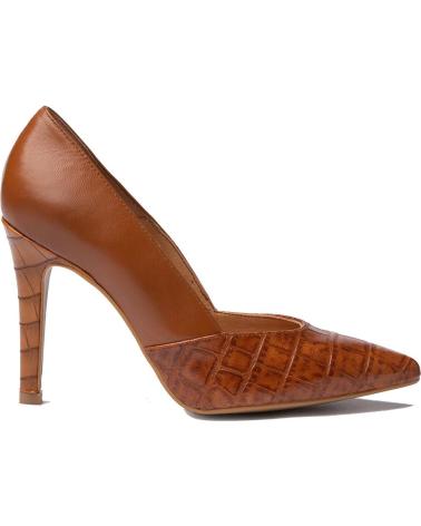 Zapatos de tacón EVA MAÑAS  de Mujer SALON FIESTA ESCAMAS PIEL 1490  VISON