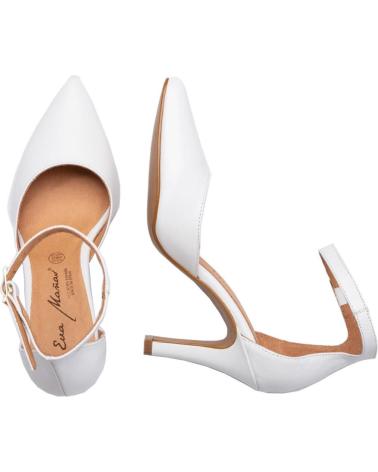 Zapatos de tacón EVA MAÑAS  pour Femme SALON FIESTA PIEL 1488  BLANCO