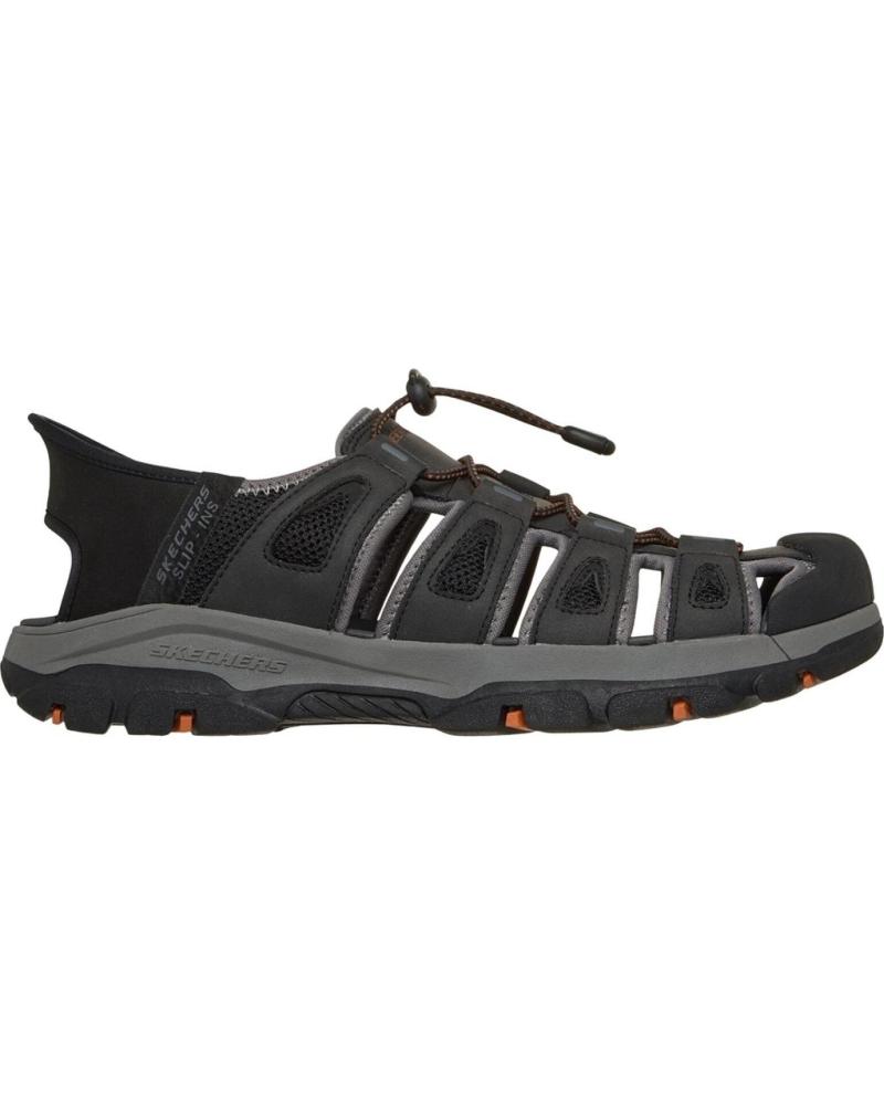 SKECHERS SANDÁLIAS TRESMEN SLIP-INS NEGRO