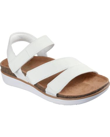 SKECHERS SANDÁLIAS LIFTED COMFORT COM TIRAS CRUZADAS BLANCO