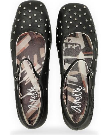 ANEKKE SAPATILHAS COM TACHAS E FECHO DE FIVELA BLACK