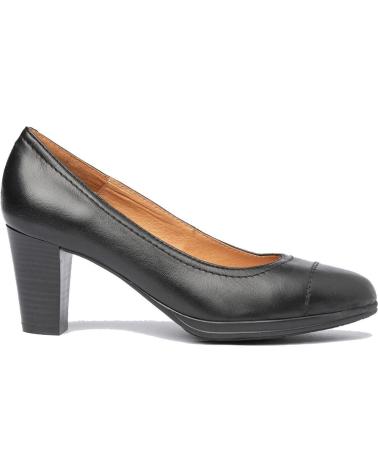 Zapatos de tacón EVA MAÑAS  de Mujer SALON PIEL 1492  NEGRO