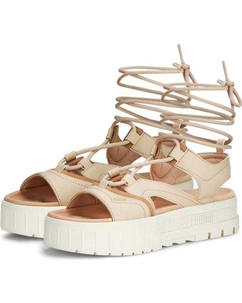 PUMA SANDALIAS DE PLATAFORMA 388950-01 EN PARA NINAS BEIGE