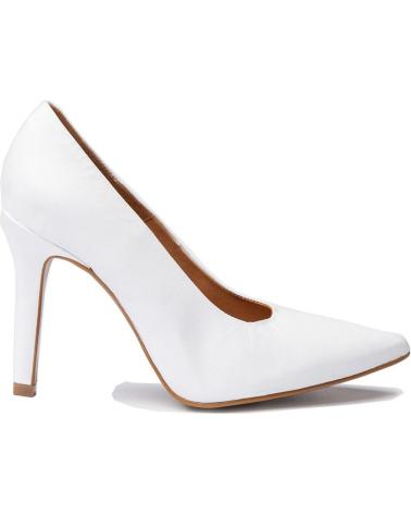 Zapatos de tacón EVA MAÑAS  per Donna SALON FIESTA PIEL 1494  BLANCO