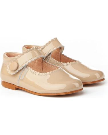 Schuhe für Mädchen ANGELITOS ZAPATO MERCEDITAS PIEL 1502 CAMEL