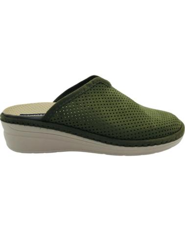 PINTURINES CHINELO DE CASA TIPO MULE COM CUNHA MODELO 4026-A VERDE