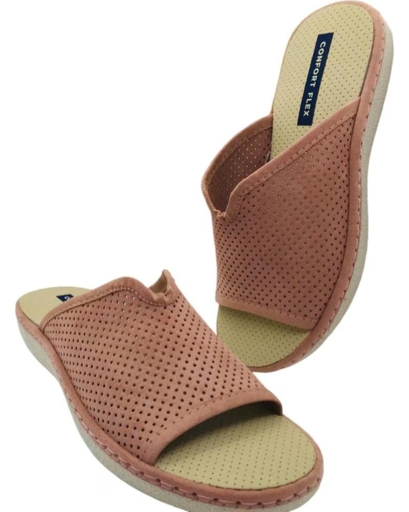 PINTURINES CHINELO DE CASA ABERTO COM PERFURAÇÕES MODELO 4028 ROSA