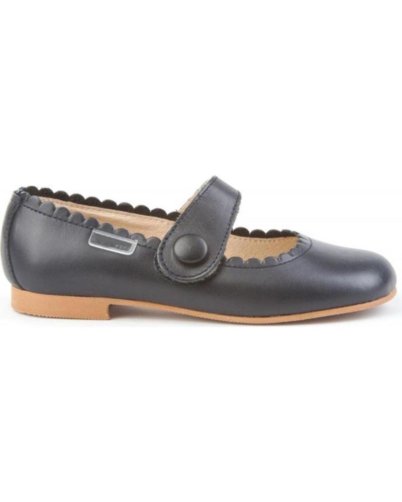 Schuhe für Mädchen ANGELITOS ZAPATO FRANCESITAS PIEL 1512 MARINO