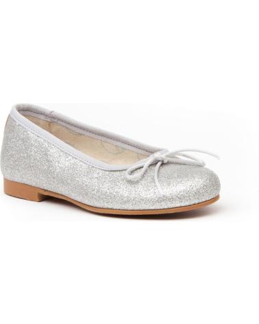 girl shoes ANGELITOS BAILARINA PIEL 1560 PLATA