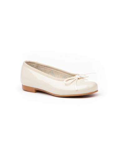 girl shoes ANGELITOS BAILARINA PIEL 1565 BEIGE