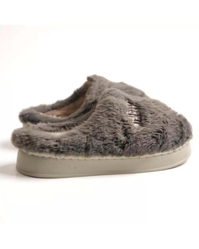 TIMBOS ZAPATILLA DE CASA TIMBOS 132295 CON ACABADO EN PELO MARRóN