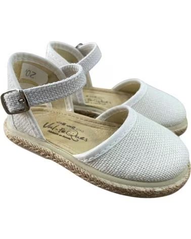 EL CABALLITO AVARCAS DE ESPARTO COM FIVELA MODELO 1001 BLANCO