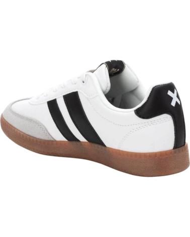 XTI TÊNIS RETRO COM FAIXAS LATERAIS E SOLADO DE BORRACHA BLANCO