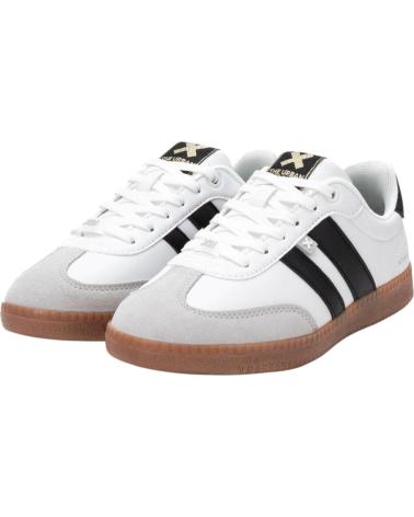 XTI TÊNIS RETRO COM FAIXAS LATERAIS E SOLADO DE BORRACHA BLANCO