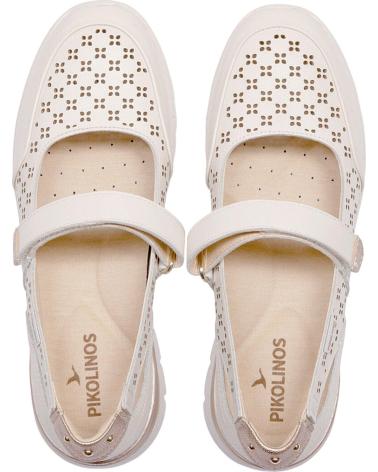 PIKOLINOS BAILARINA PERFURADA COM VELCRO PIKOLINOS W4R-6774C1 HIELO