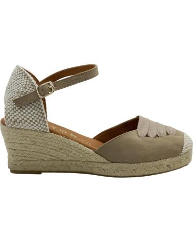 CABRERA SANDÁLIA ALPARGATA CUNHA CABRERA 34-5 BEIGE