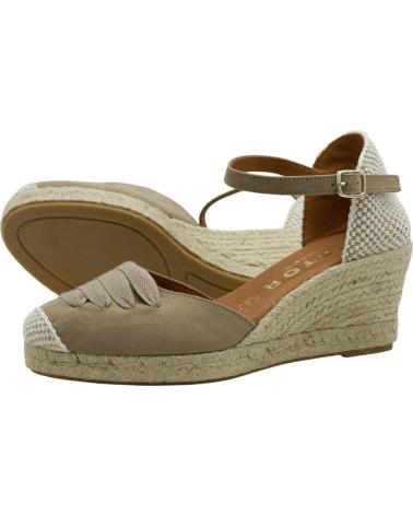 CABRERA SANDÁLIA ALPARGATA CUNHA CABRERA 34-5 BEIGE