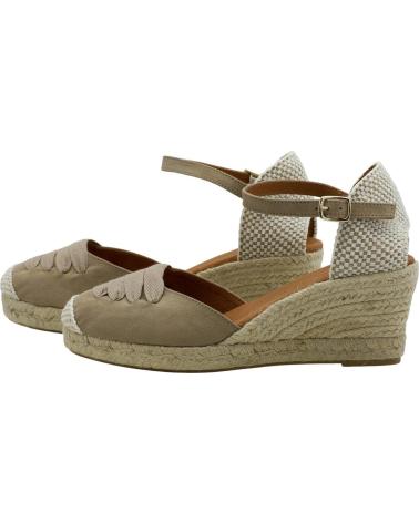 CABRERA SANDÁLIA ALPARGATA CUNHA CABRERA 34-5 BEIGE