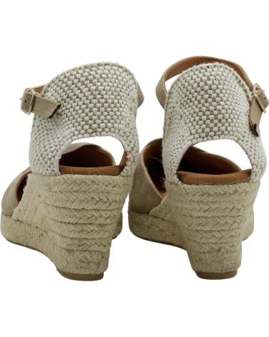 CABRERA SANDÁLIA ALPARGATA CUNHA CABRERA 34-5 BEIGE
