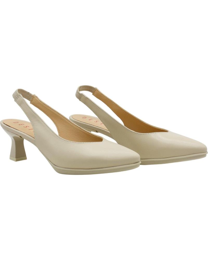 DESIREÉ SAPATO ABERTO DE SALTO MÉDIO DESIREÉ MACA2 BEIGE