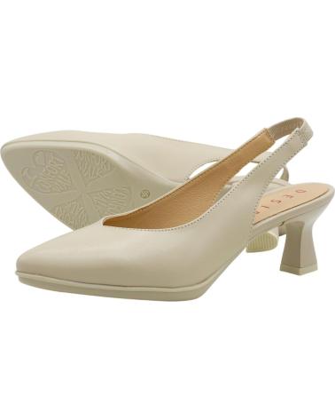 DESIREÉ SAPATO ABERTO DE SALTO MÉDIO DESIREÉ MACA2 BEIGE