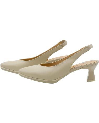 DESIREÉ SAPATO ABERTO DE SALTO MÉDIO DESIREÉ MACA2 BEIGE