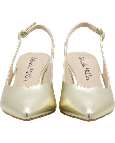 PATRICIA MILLER SAPATOS DE SALTO MÉDIO SLINGBACK PATRICIA MILLER 5532F OURO ORO