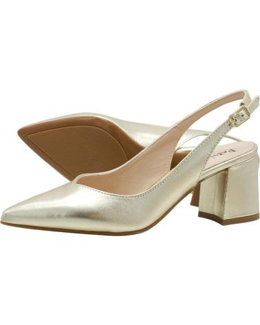PATRICIA MILLER SAPATOS DE SALTO MÉDIO SLINGBACK PATRICIA MILLER 5532F OURO ORO