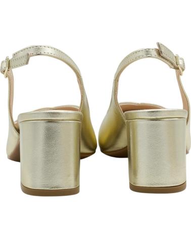 PATRICIA MILLER SAPATOS DE SALTO MÉDIO SLINGBACK PATRICIA MILLER 5532F OURO ORO