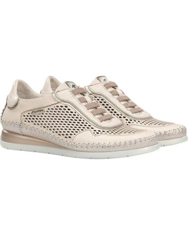 FLUCHOS TÊNIS FLUCHOS F2143 COM DETALHE PERFURADO BEIGE
